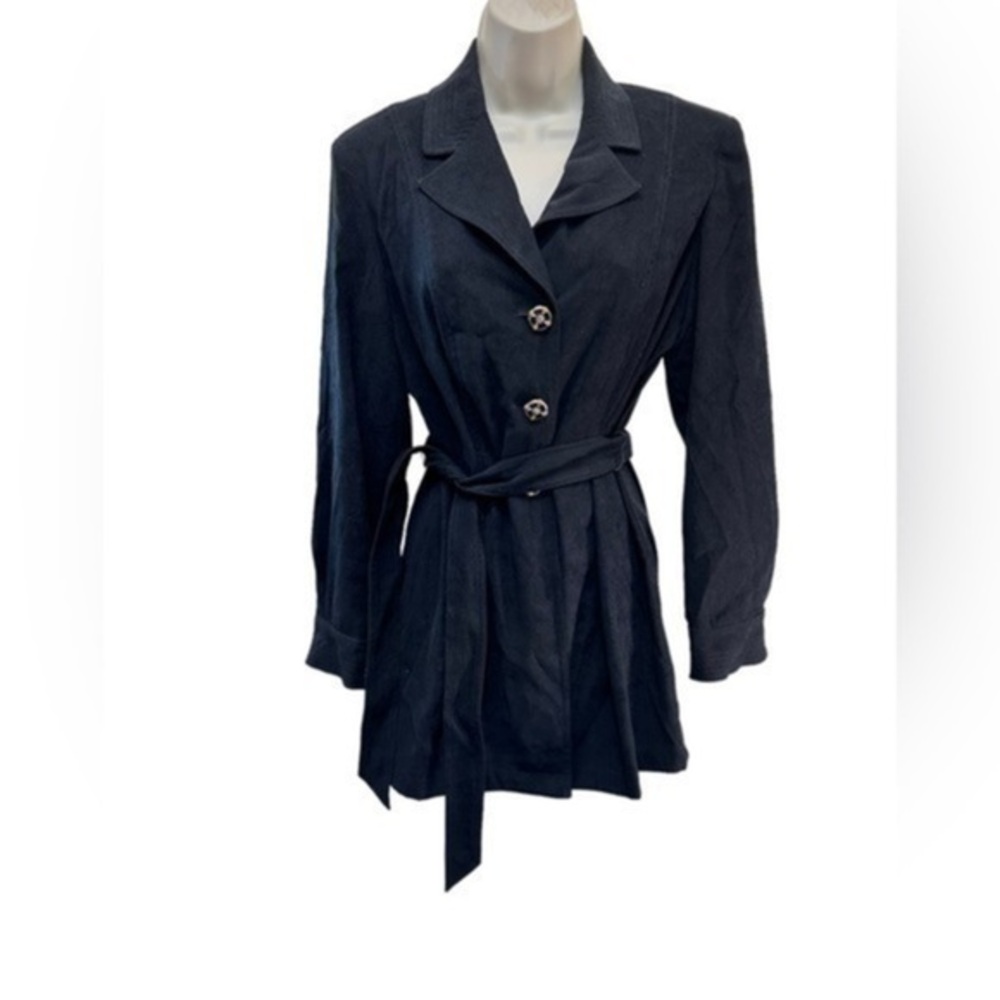 ST. John Sport By Marie Gray black button down jacket